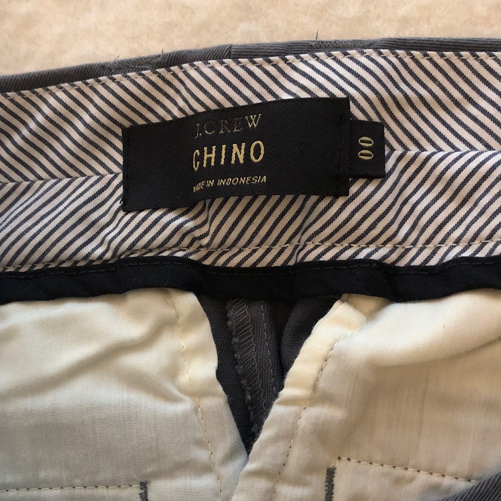 J Crew Gray Chino Shorts Size 00 Preppy - Picture 4 of 5